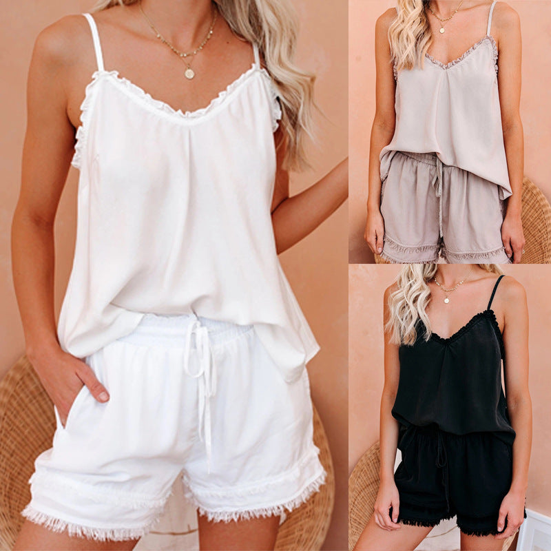Home Leisure Suit Shorts Women Ooho