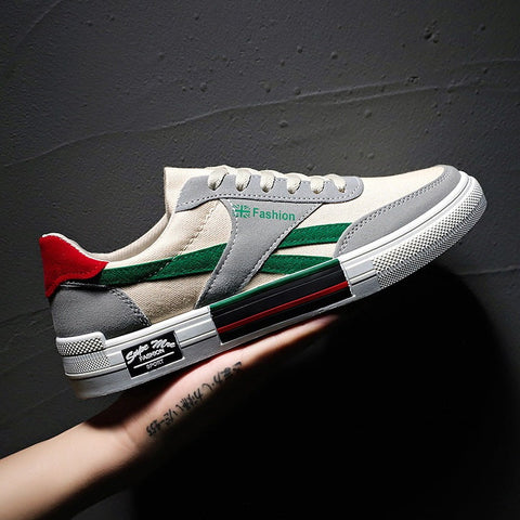 Four seasons canvas low-top sneakers Ooho