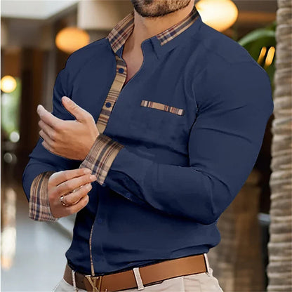 Loose Casual New Long Sleeve Shirt Coat For Men