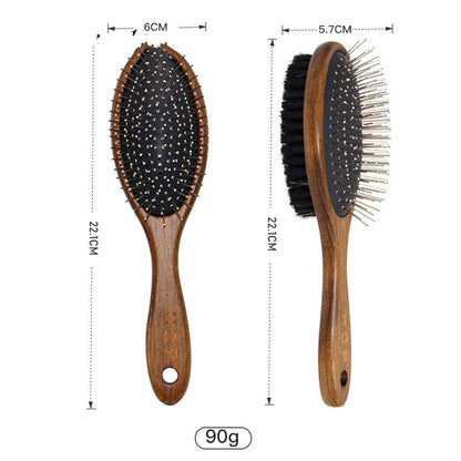 Pet Comb Solid Wood Antique Hair Removing Products Ooho