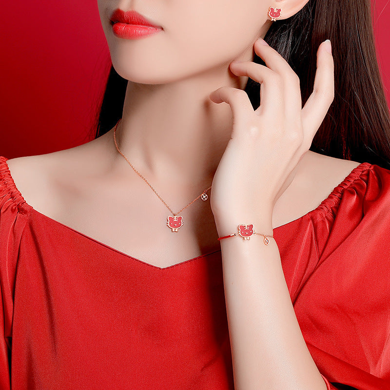 Zodiac Red Rope Bracelet For Women Ooho