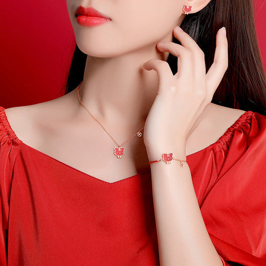Zodiac Red Rope Bracelet For Women Ooho