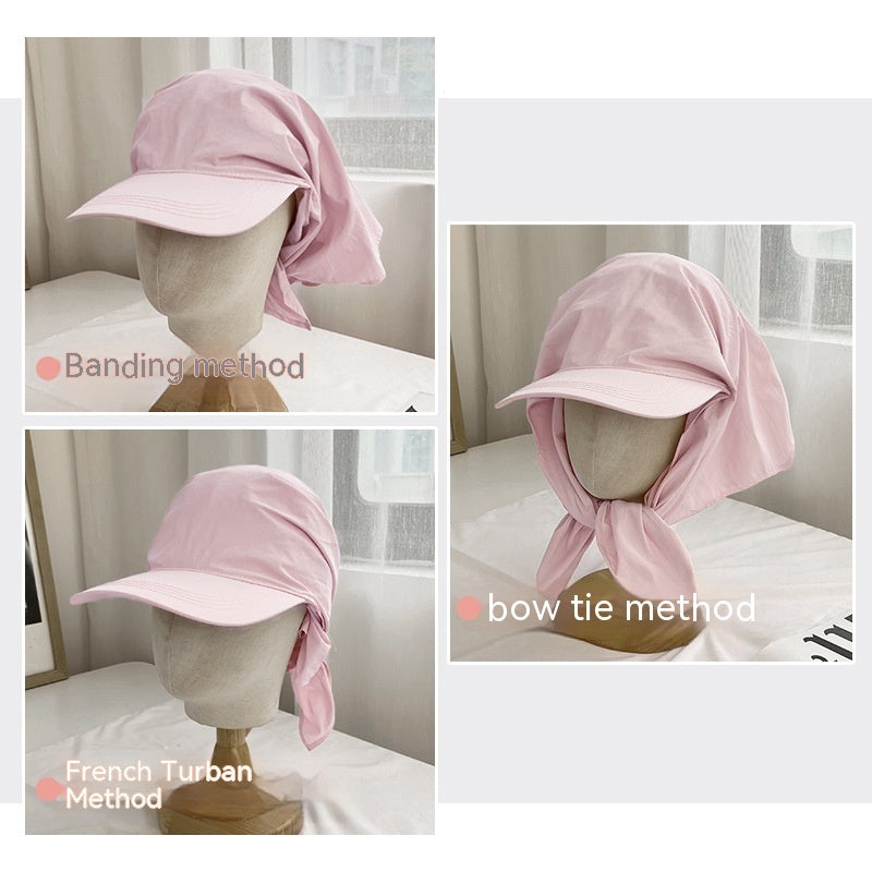 Niche Sweet Sun Protection Strap Sun Protection Sun Hat Ooho