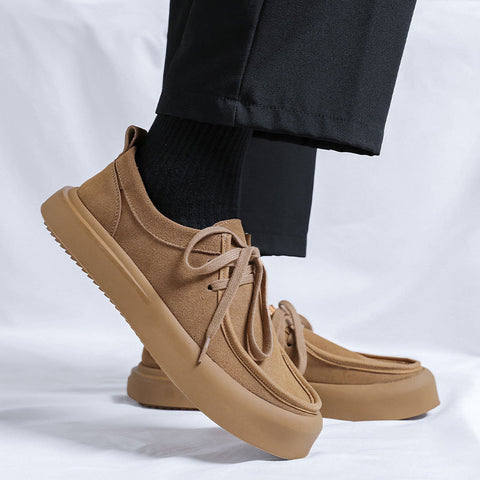 Fashion Suede Casual Low-top Sneakers Ooho