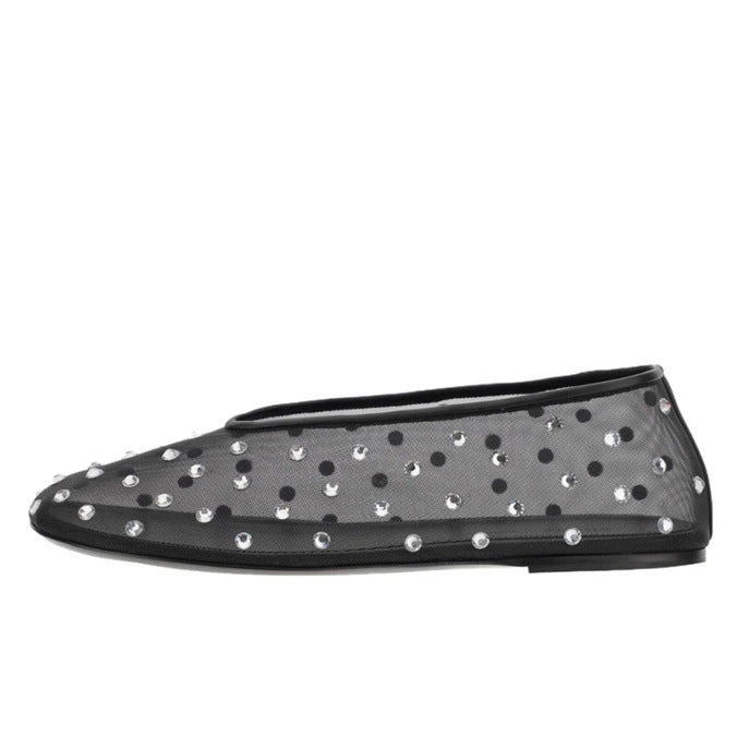 Fashionable Round Toe Rhinestone Mary Jane Shoes Women Ooho