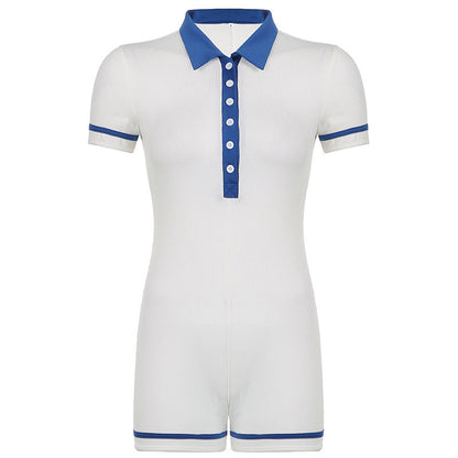 Women’s Casual Sports Jumpsuit Shorts | Stylish Summer Romper for Active Ladies Ooho
