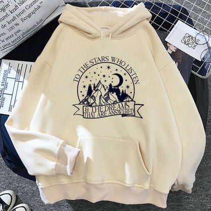 Acotar Hoodies Women Japanese Gothic Aesthetic Hood Female Ooho