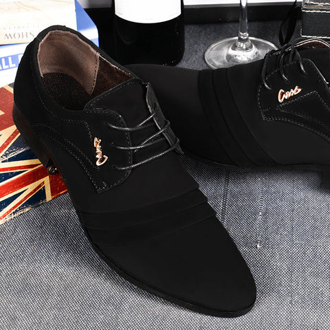 Men's casual business formal leather shoes Ooho