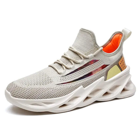 Flying Woven Casual Sports Shoes All-Match White Shoes Tide Shoes Ooho