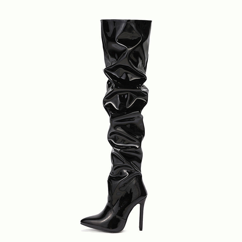Knee High Long Boots Women Fashion Super High Heel Party Shoes Ooho