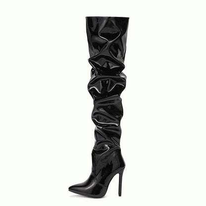 Knee High Long Boots Women Fashion Super High Heel Party Shoes Ooho