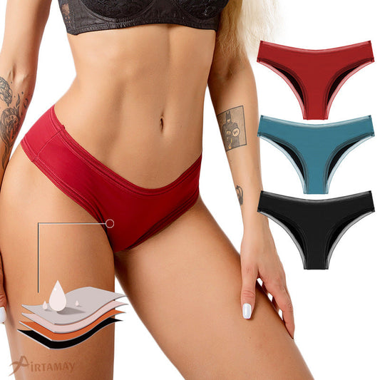 Women's 4-layer Sexy Lace Leak-proof Safety And Hygiene Panties Ooho