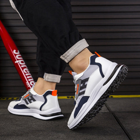 Men Sneakers White Sports Shoes Running Walking Ooho
