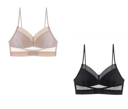 Backless Bra Invisible Bralette Thin Lace Wedding Bras Low Back Underwear Push Up Brassiere Women Seamless Lingerie Sexy BH Top Ooho