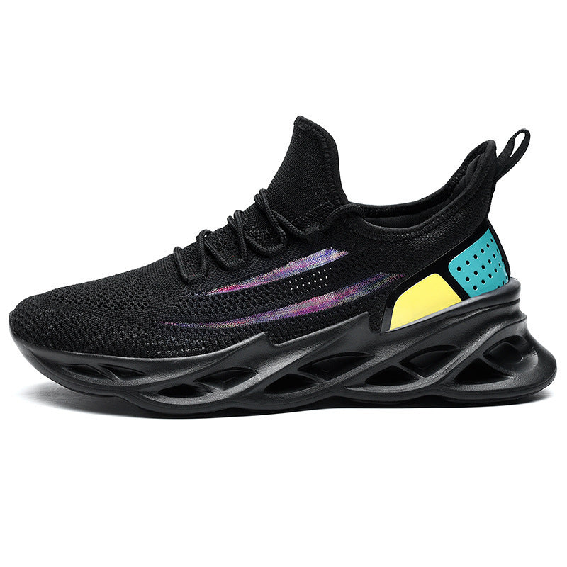 Flying Woven Casual Sports Shoes All-Match White Shoes Tide Shoes Ooho