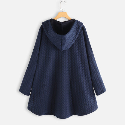 "Women’s Cotton Winter Jacket – Long Warm Parka for Cold Weather