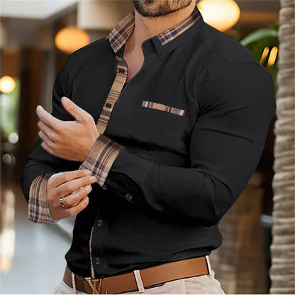 Loose Casual New Long Sleeve Shirt Coat For Men