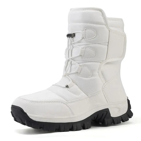 Men And Women Fleece-lined Warm Snow Boots Ooho 