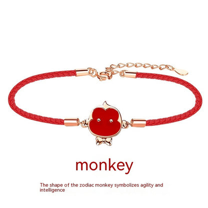 Zodiac Red Rope Bracelet For Women Ooho