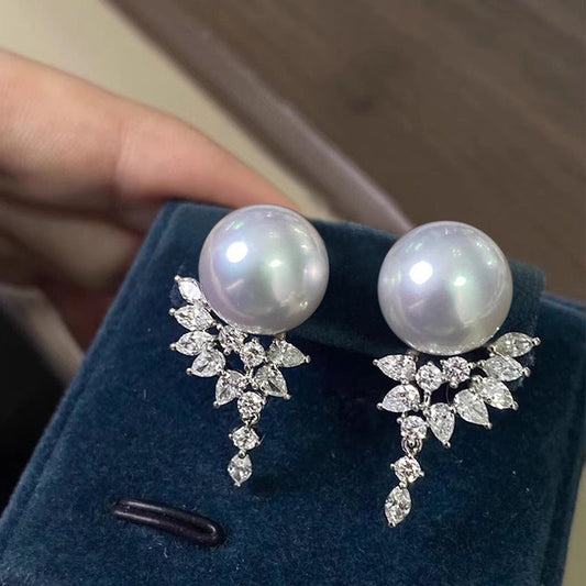 Pearl Earrings For Women Elegant Ooho
