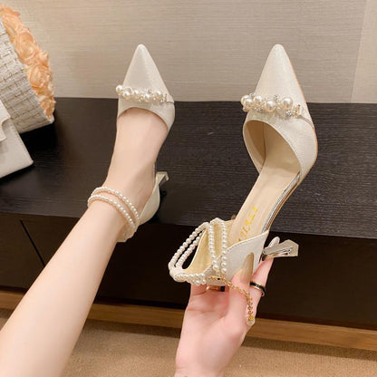 Fairy Style High Heels Women Stiletto Ankle-strap Buckle Pumps Ooho
