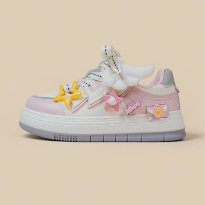 All-match And Cute Thick-soled Casual Sneakers Women Ooho