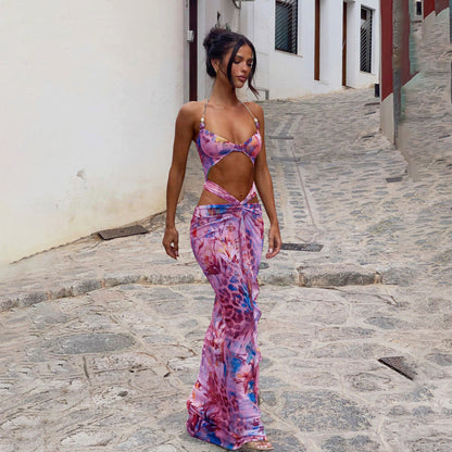 Sexy Bikini Printed Split Women's Swimsuit Swimsuit Female Dress Ooho