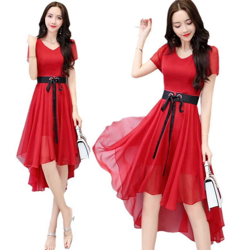 Summer Women's Clothing Slimming Midi Dress Ooho