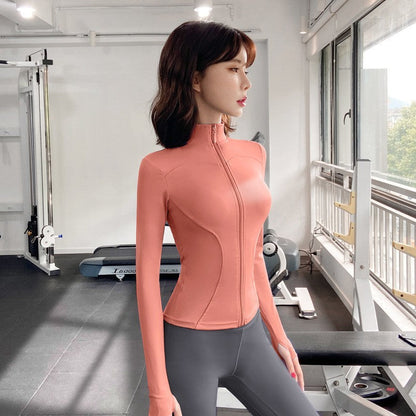 Women’s Summer Sun Protection Yoga Jacket – Lightweight Sports Coat for Outdoor Fitness Ooho