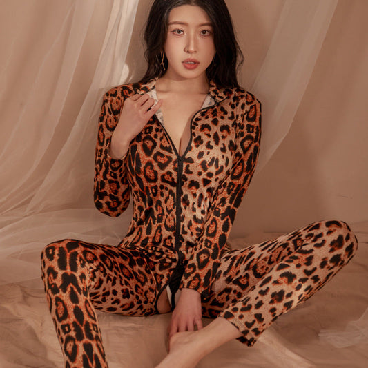 Leopard Bodysuit Long Sleeve Leopard Bodysuit Ooho