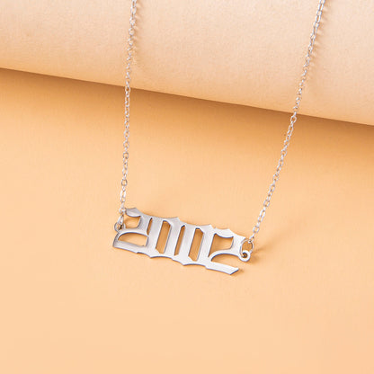 Year Number Necklaces For Women Birthday Date Gifts Ooho