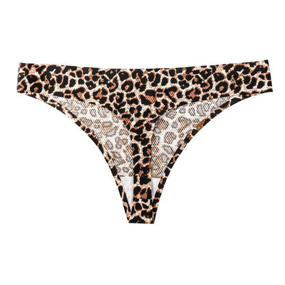 Printed Breathable One Piece Low Waist Thong Women Ooho