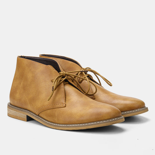 Men's Workwear Boots Retro Color Brushed Large Size Desert Boots Men Ooho