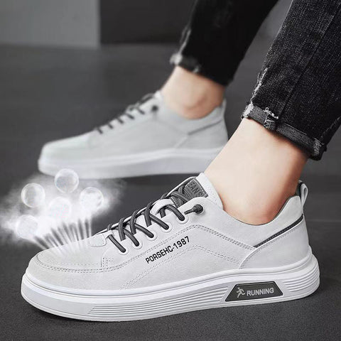 Fashion Canvas Flats Shoes Casual Versatile Breathable Walking Sports Shoes Low-top Sneakers For Men Ooho