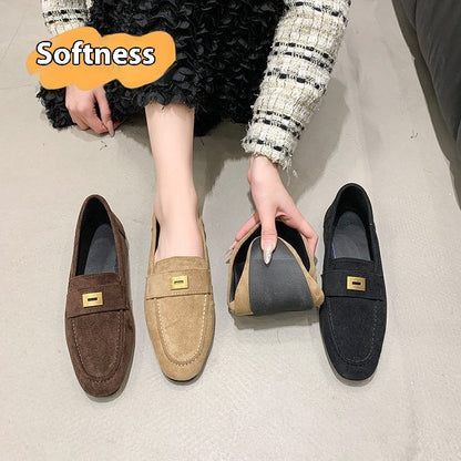 Commuter Shoes Female Flat Loafers Ooho