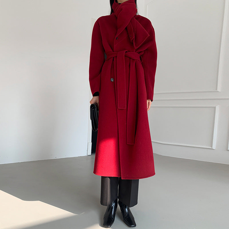 Handmade Reversible Cashmere Coat for Women - Luxurious & Stylish Outerwear Ooho
