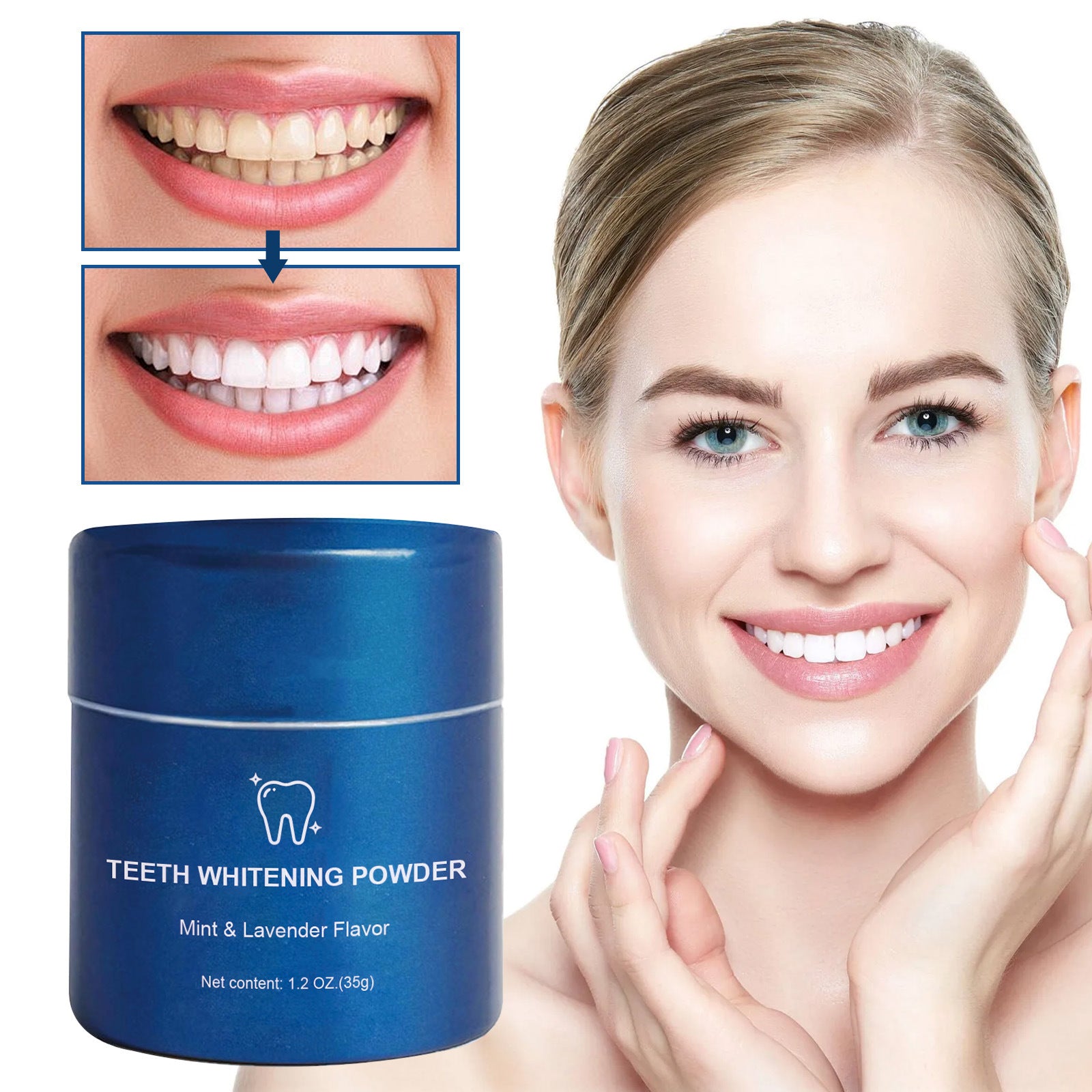 Teeth Whitening Powder Protect Oral Hygiene Ooho