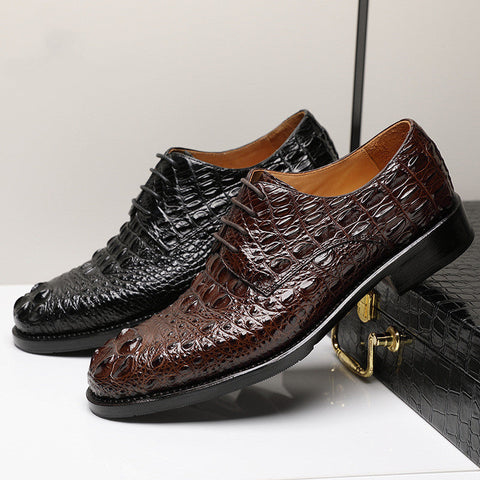Handmade Men's Shoes Comfortable Business Formal Leather Ooho