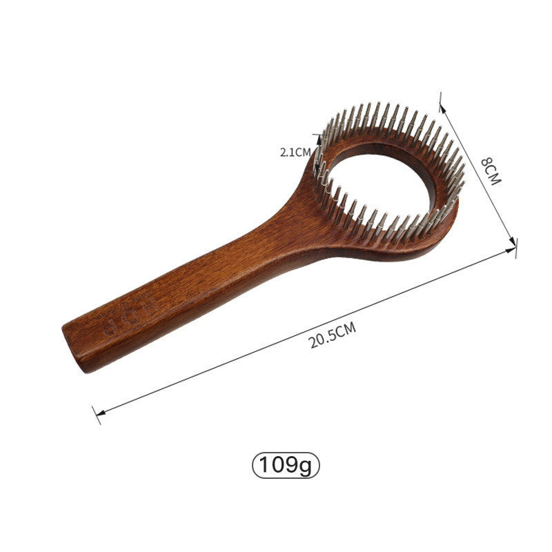 Pet Comb Solid Wood Antique Hair Removing Products Ooho