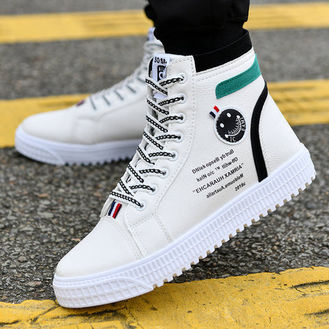 Casual Fashion Sneakers Men's Fleece-lined Sneakers Ooho