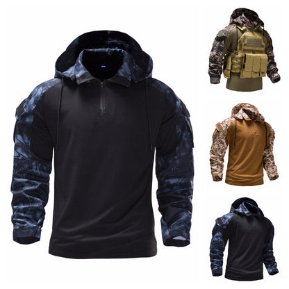 Men's Military Field Outdoor Camouflage Jacket Detachable Ooho