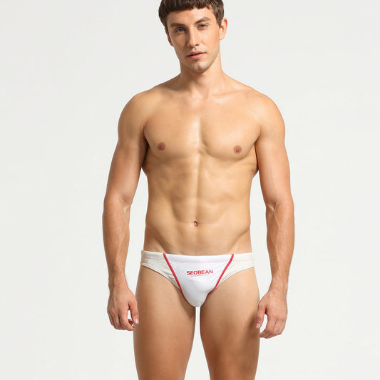 Color Matching Men Swimming Briefs Ooho