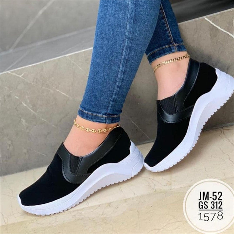 Flat Sneakers Women Breathable Walking Shoes Ooho