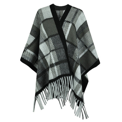 Tassel Cape and Shawl for Women – Elegant Fashion Cover-Up Ooho