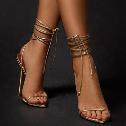 Sandals Ankle Strap Strap Stiletto Sandals Women Ooho