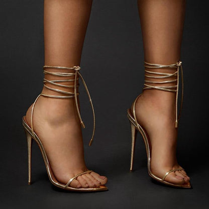 Sandals Ankle Strap Strap Stiletto Sandals Women Ooho