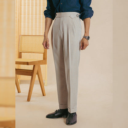 Dress Pants Paris Buckle Pendant Feeling For Men Ooho