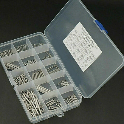 UK 150Pcs Split-Pins   Split Cotter Pins Stainless Steel A2 Marine Grade   304