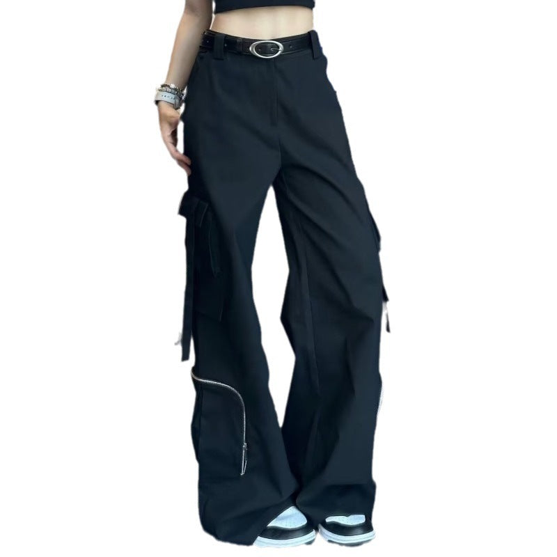 Women’s American-Style Black Casual Pants | Professional Working Wear Trousers for Comfort & Style Ooho