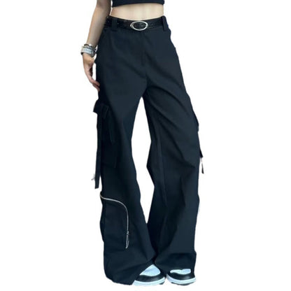 Women’s American-Style Black Casual Pants | Professional Working Wear Trousers for Comfort & Style Ooho